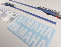 Yamaha 100HP Four Stroke 2000 Outboard Decal Kit